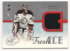 2005-06 Upper Deck Ice Fresh Ice Ryan Miller #FI-RM Jersey